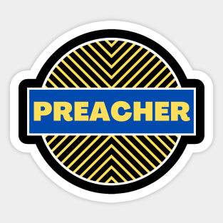 Preacher | Christian Sticker